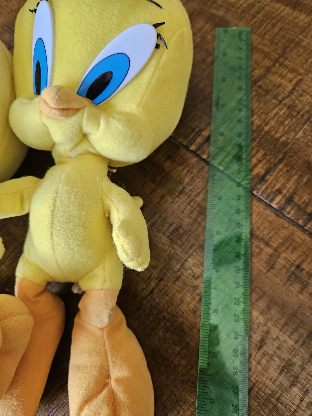 Peanuts Yellow Tweety Plush Pair with Blue Eyes