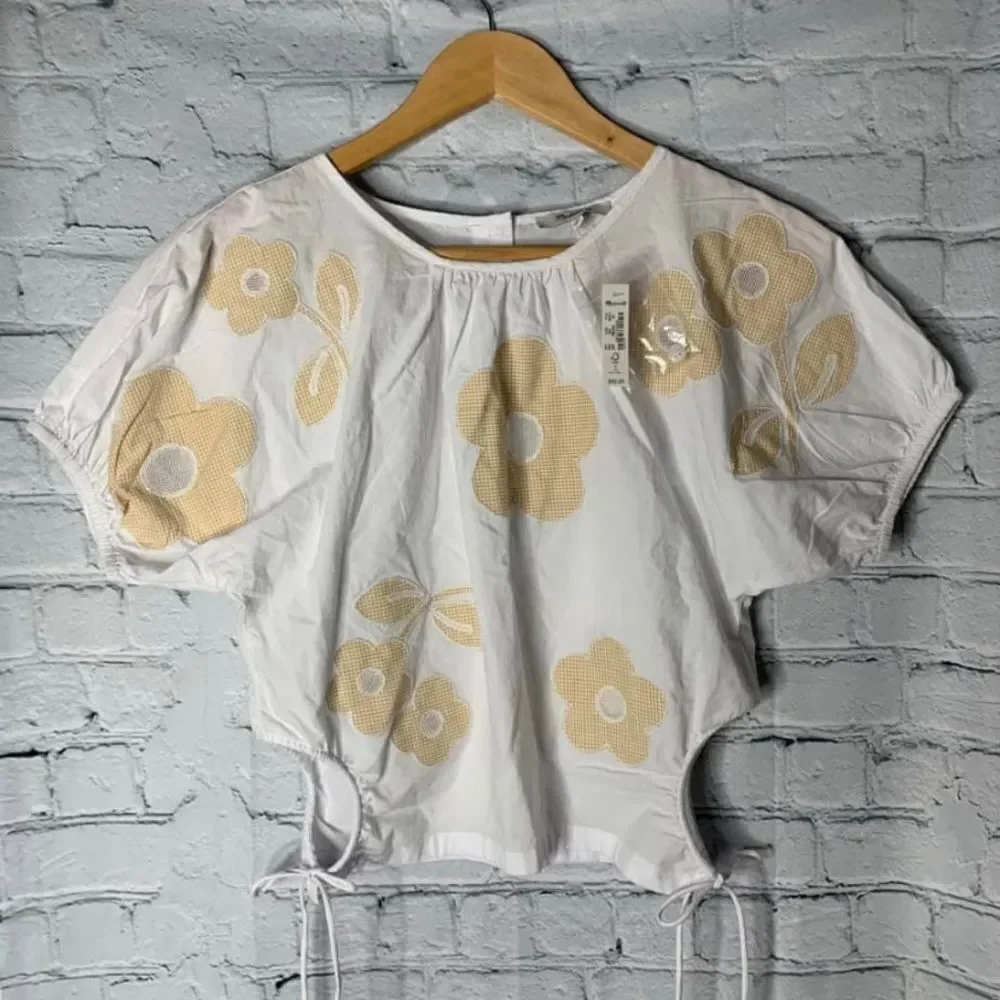 Madewell nwt embroidered