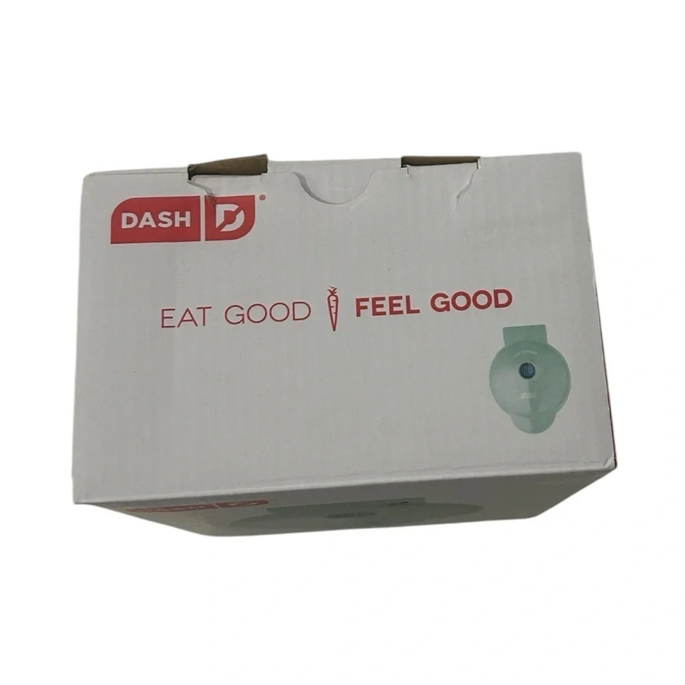 Dash Mini Maker: Aqua Mini Waffle Maker Machine - Pre-owned In‎ Box