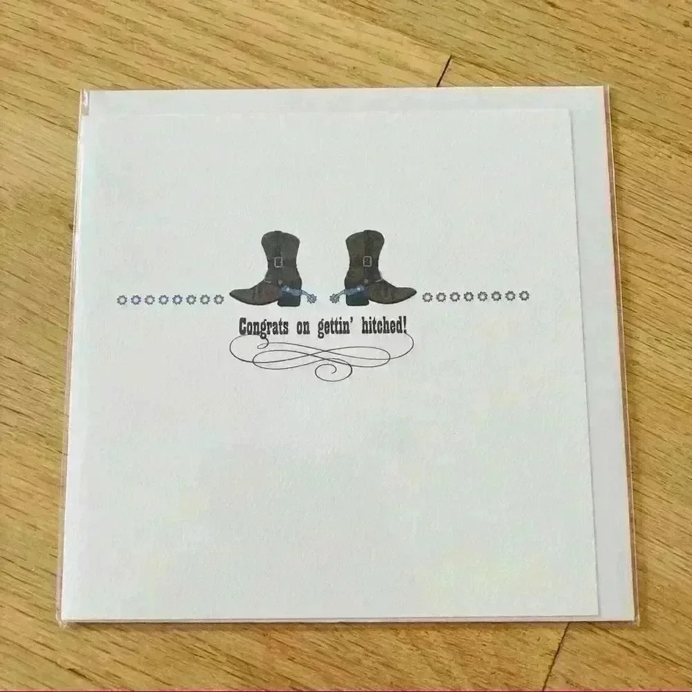 N/A comes cowboy envelope