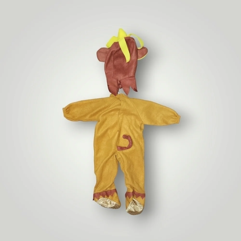 Monkey See Monkey Do  0-6 months costume Romper and Head Piece
