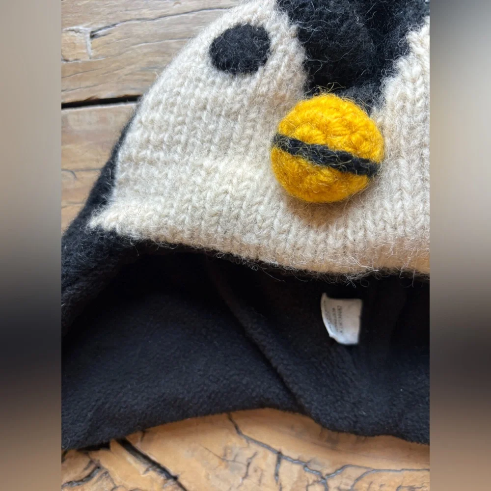 Handmade wool penguin