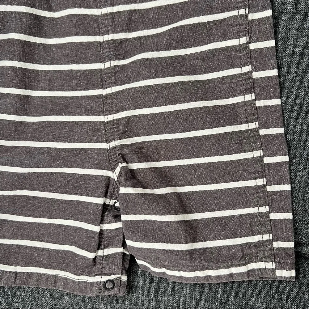 Carter's Charcoal Striped Overalls