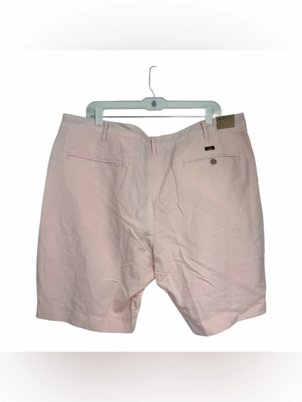 Faherty Pink Linen Blend Shorts NWT Coastal Resort Vacation Summer Style SZ 40