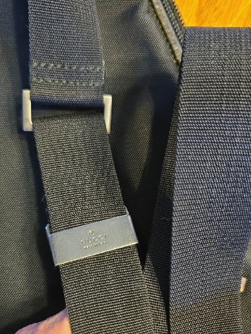 Gucci Black Canvas Crossbody Bag