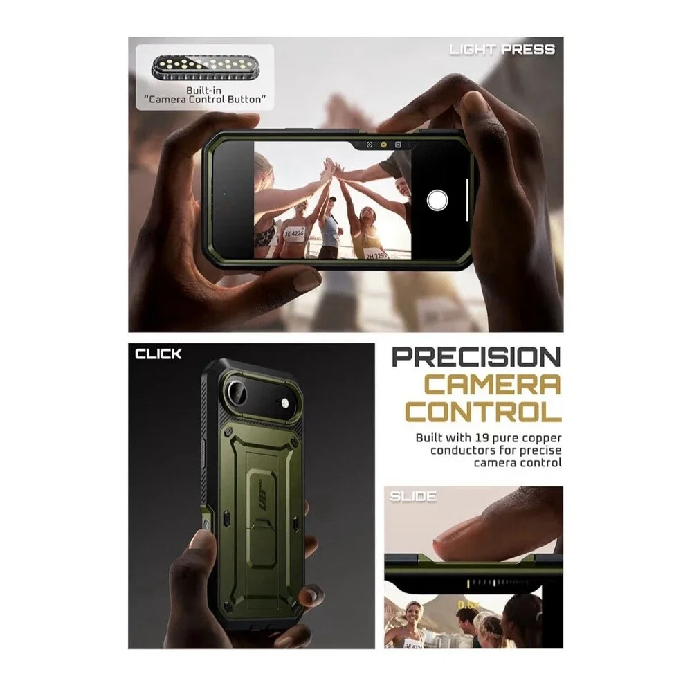 SUPCASE Military-Grade Protection For iPhone Air Screen Protector Full Body Case
