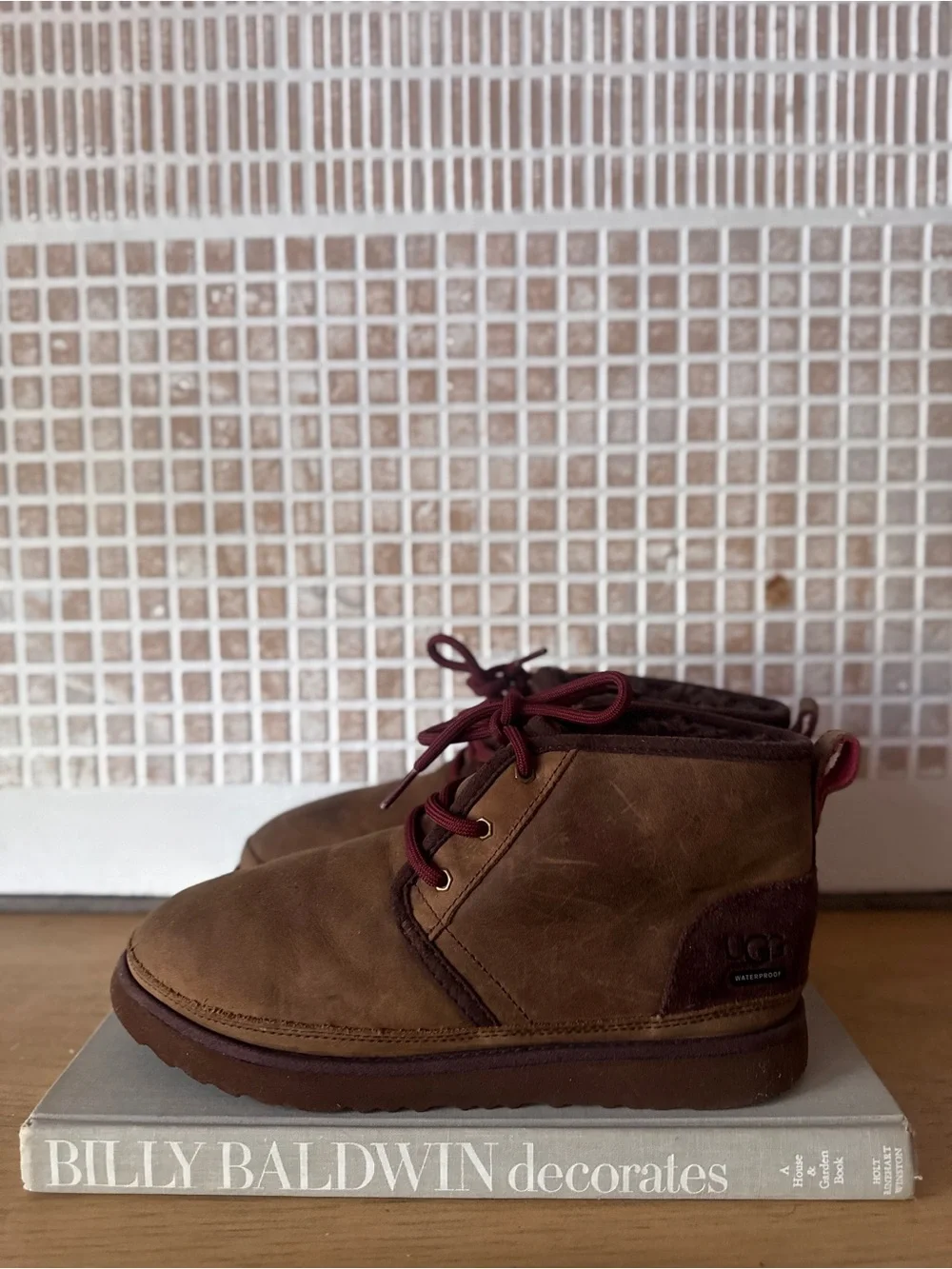 UGG Kids' Neumel II Waterproof Grizzly Boots - Size 5