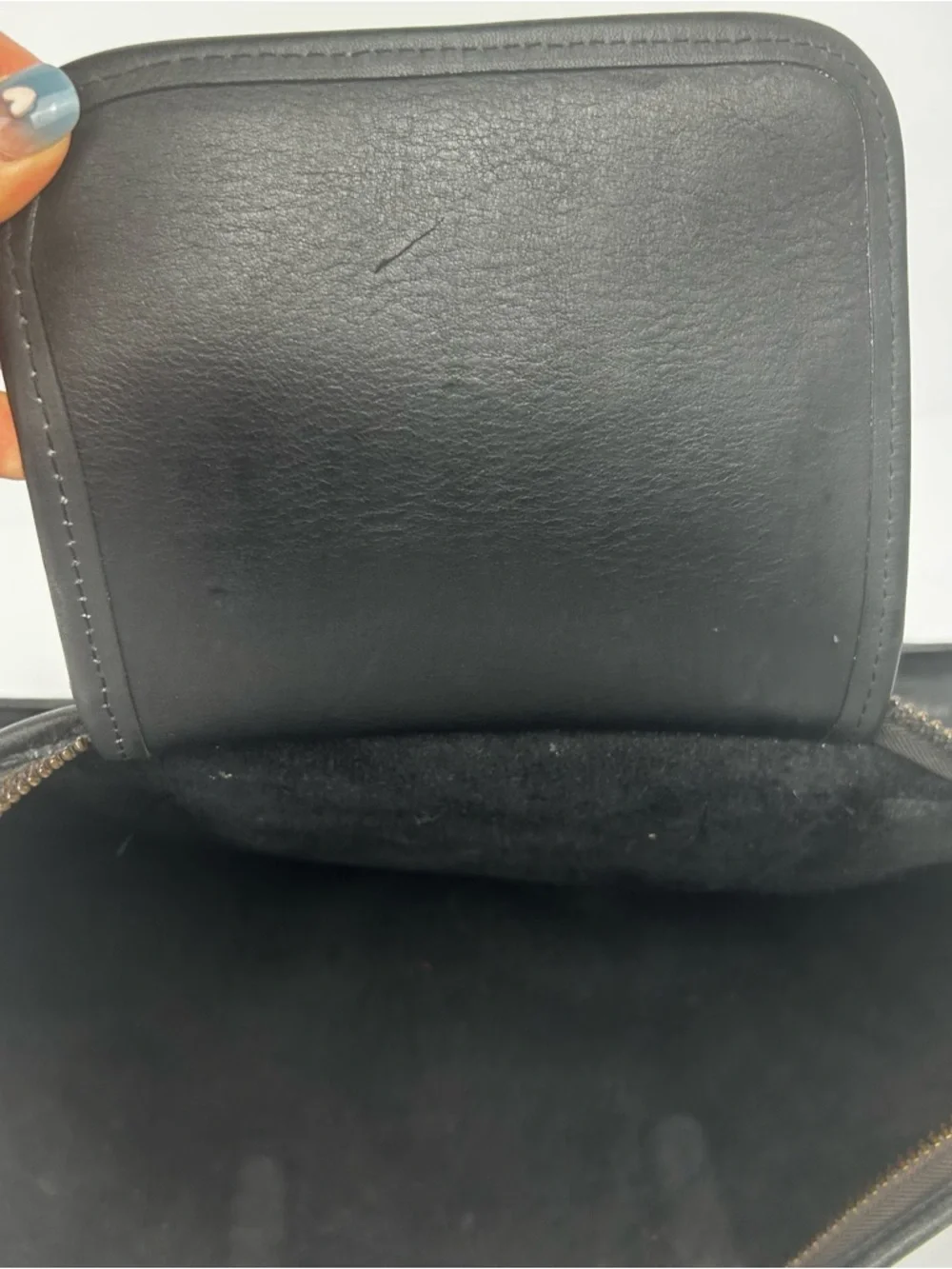 Coach sleek black