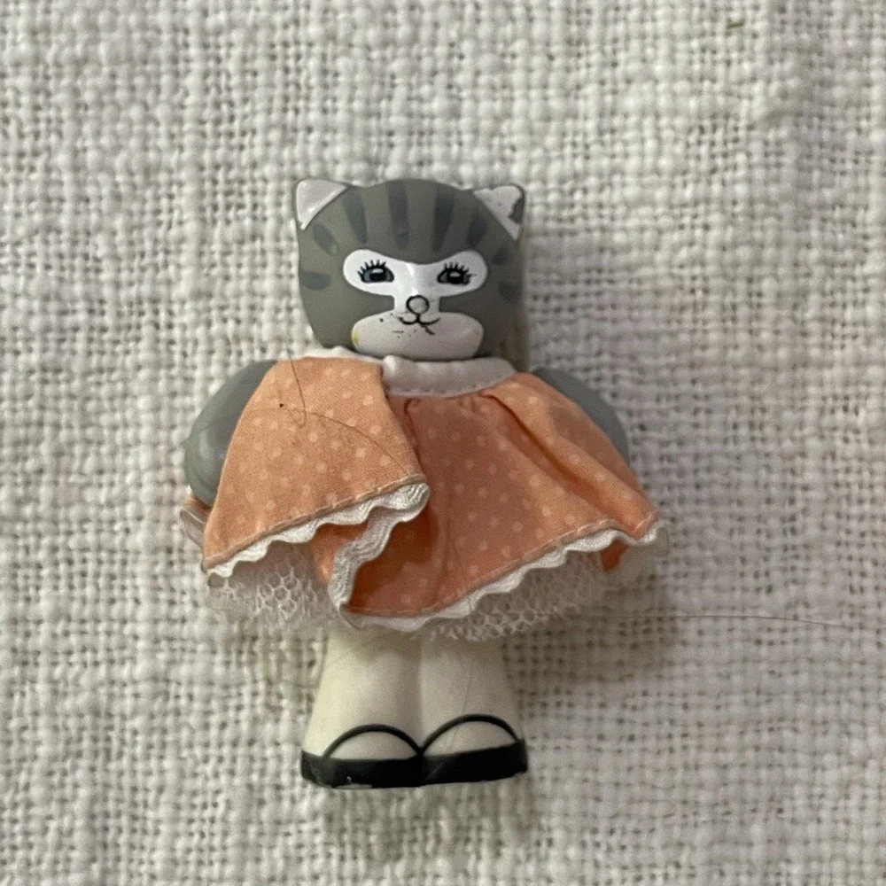 Vintage‎ Dustyn Schear Doll Figure Toy 1989 Cat Kitty Ornament 3