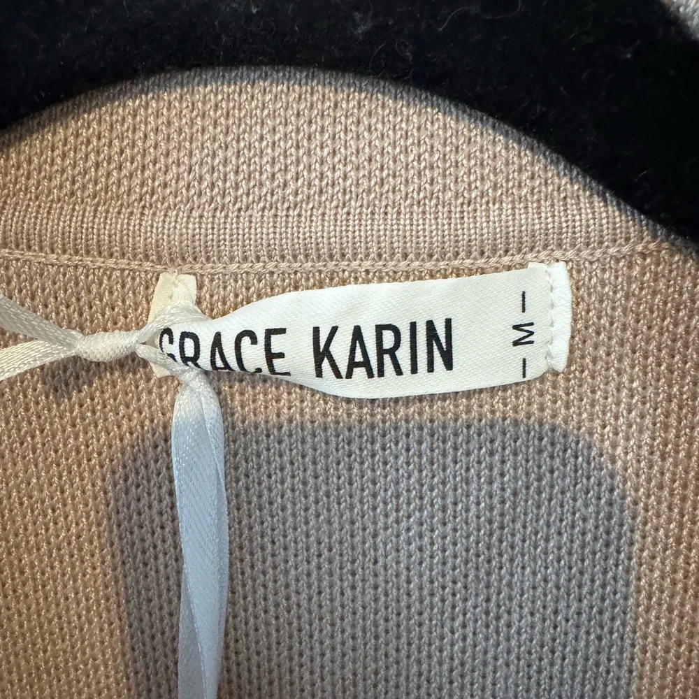 Grace Karin Women's Beige Blazer - Size M
