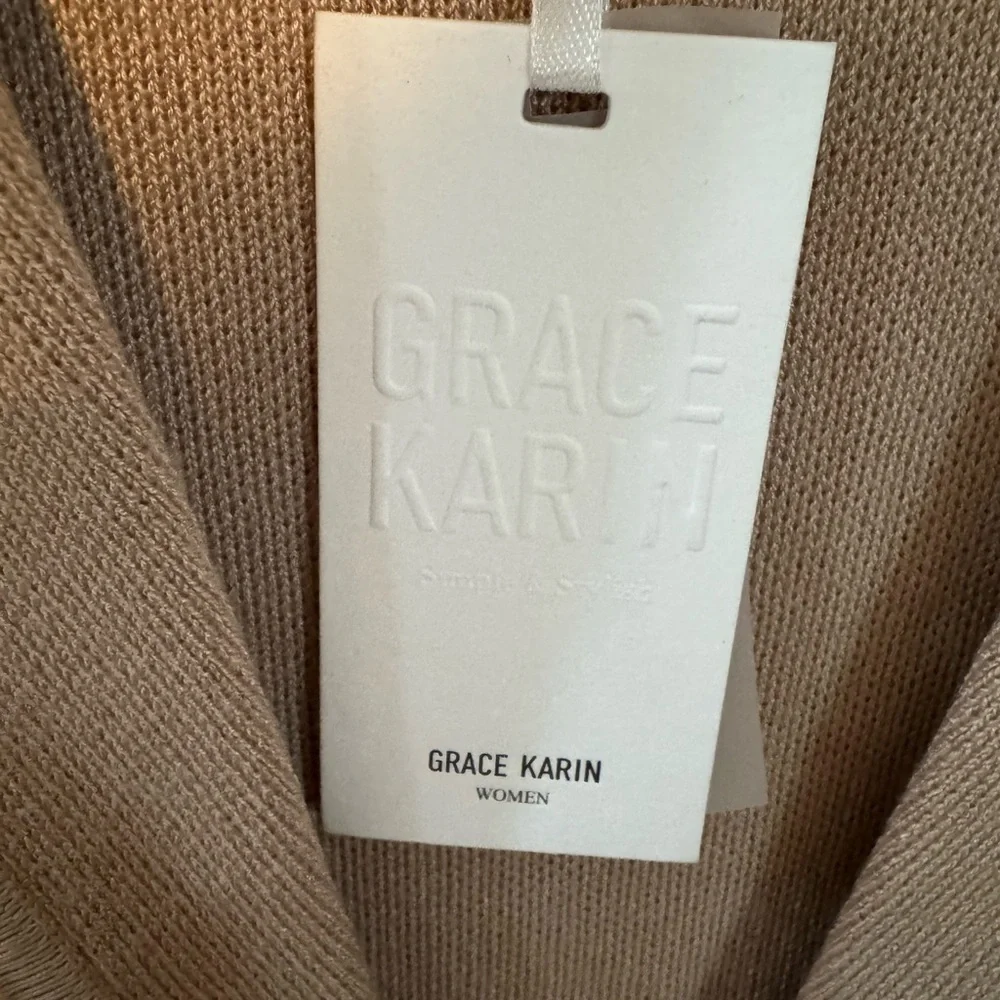 Grace Karin Women's Beige Blazer - Size M