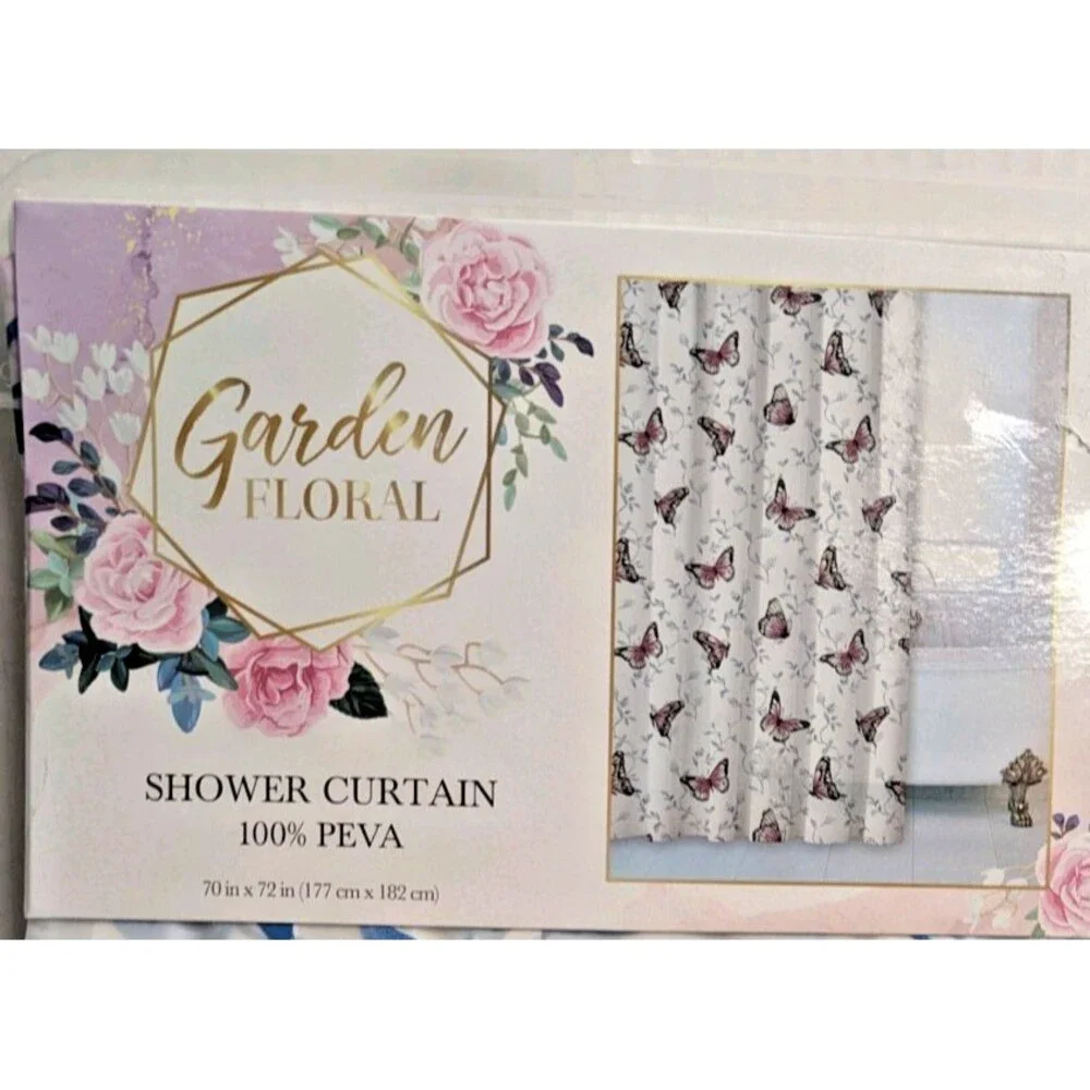 Shower Curtains garden floral