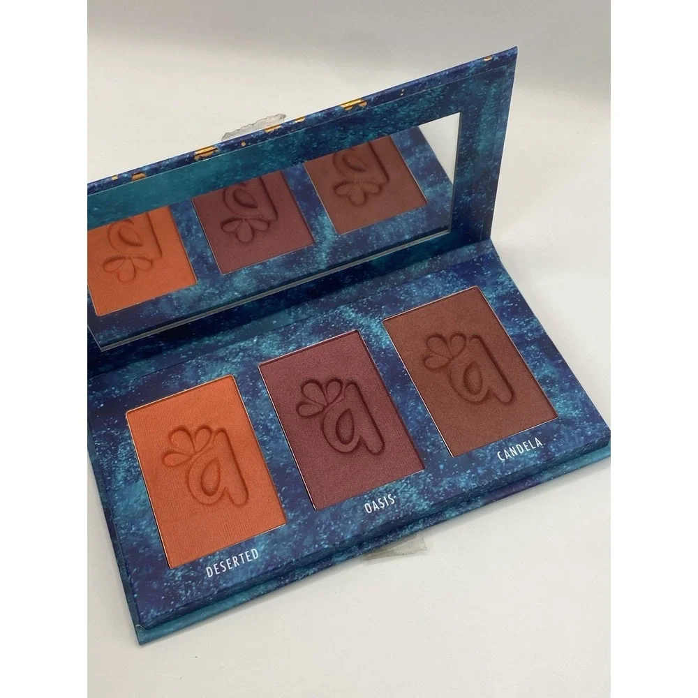 Alamar Cosmetics Colorete Blush Trio DARK-RICH Full Size New! 8g/0.28oz