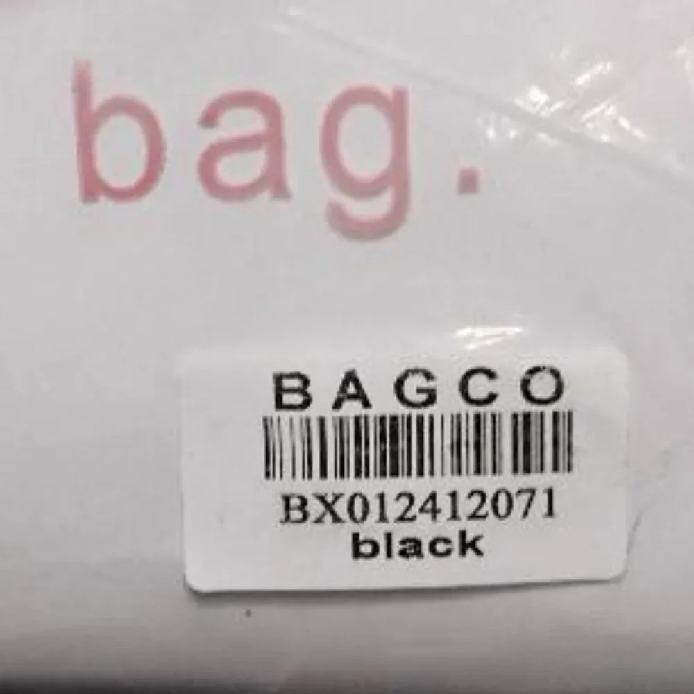 BAGCO Bag Black NWT