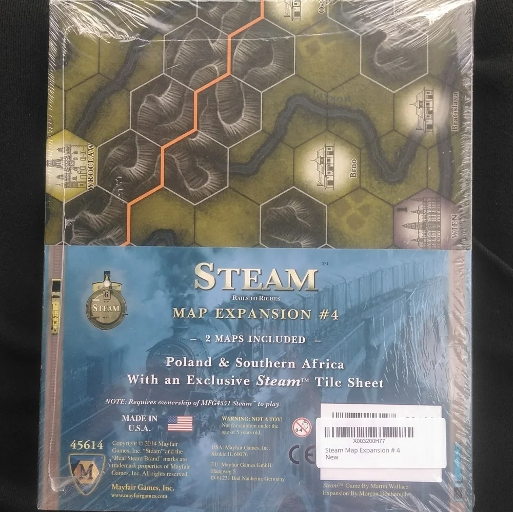Steam Rails to Riches Map Expansion #4 of 2 Maps Poland South Africa Train Game