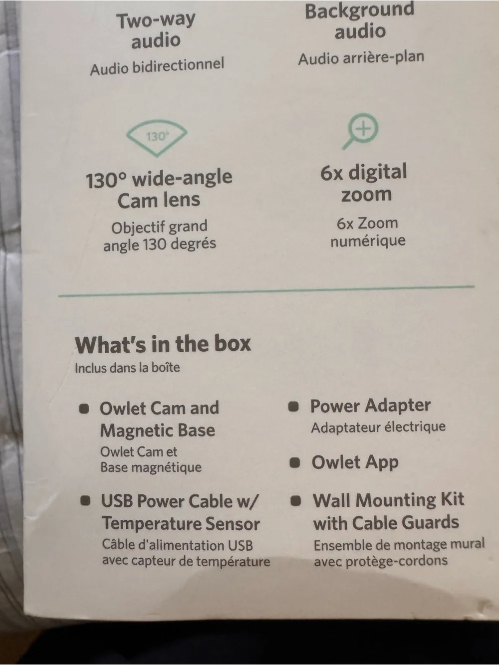 Owlet time check setup
