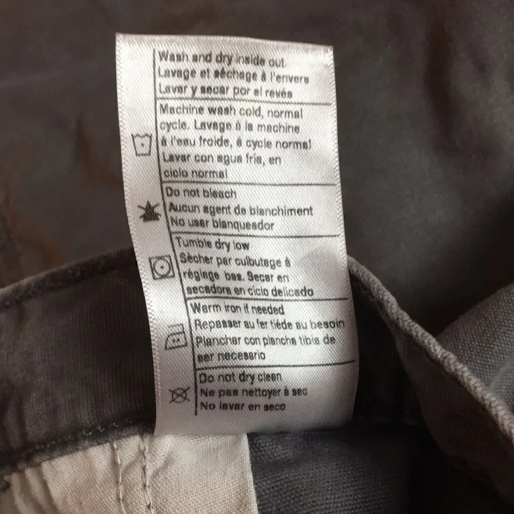 Carhartt Gray Cargo Relaxed Fit Cotton Shorts Size 42