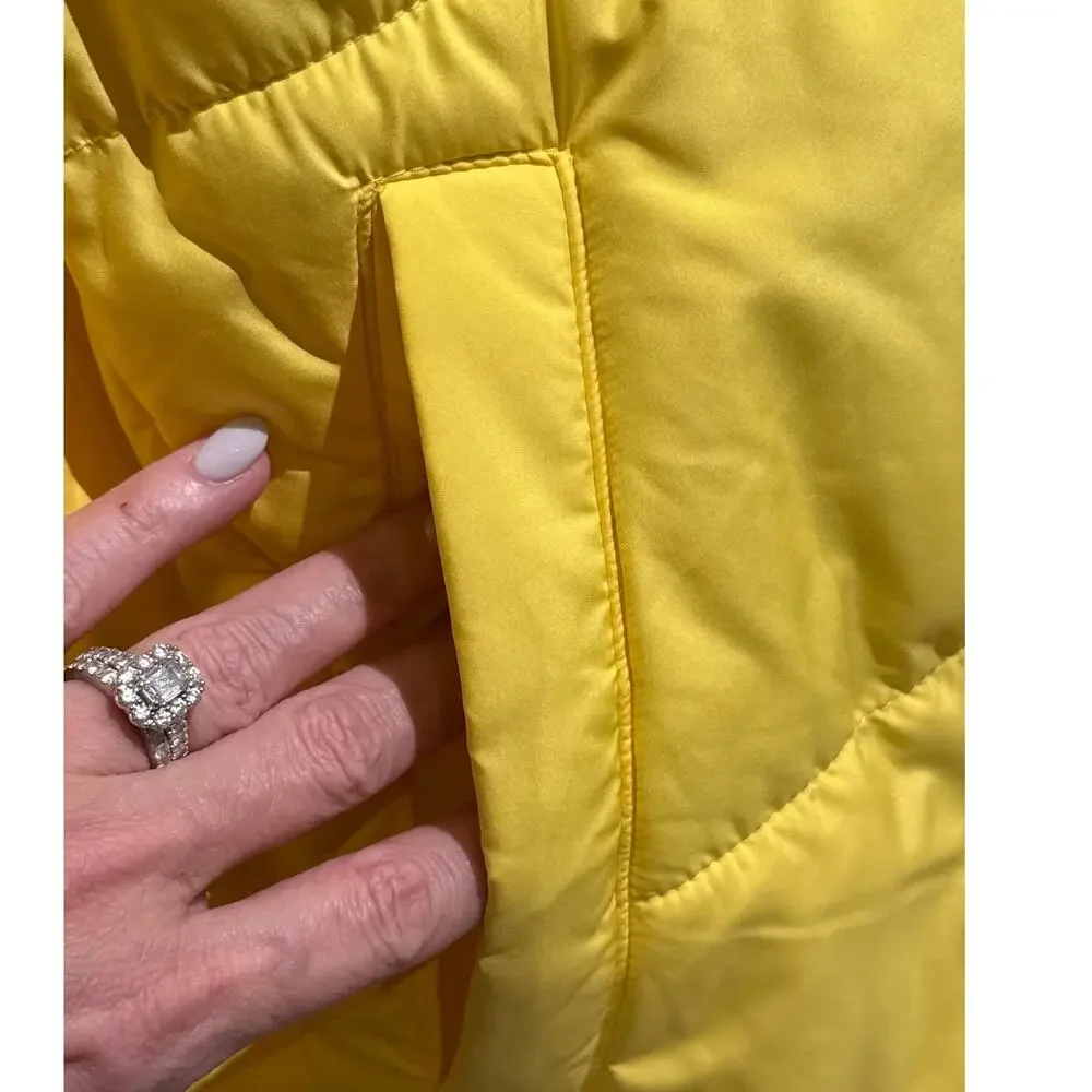 Talbots Yellow Quilted Jacket Size‎ 2X