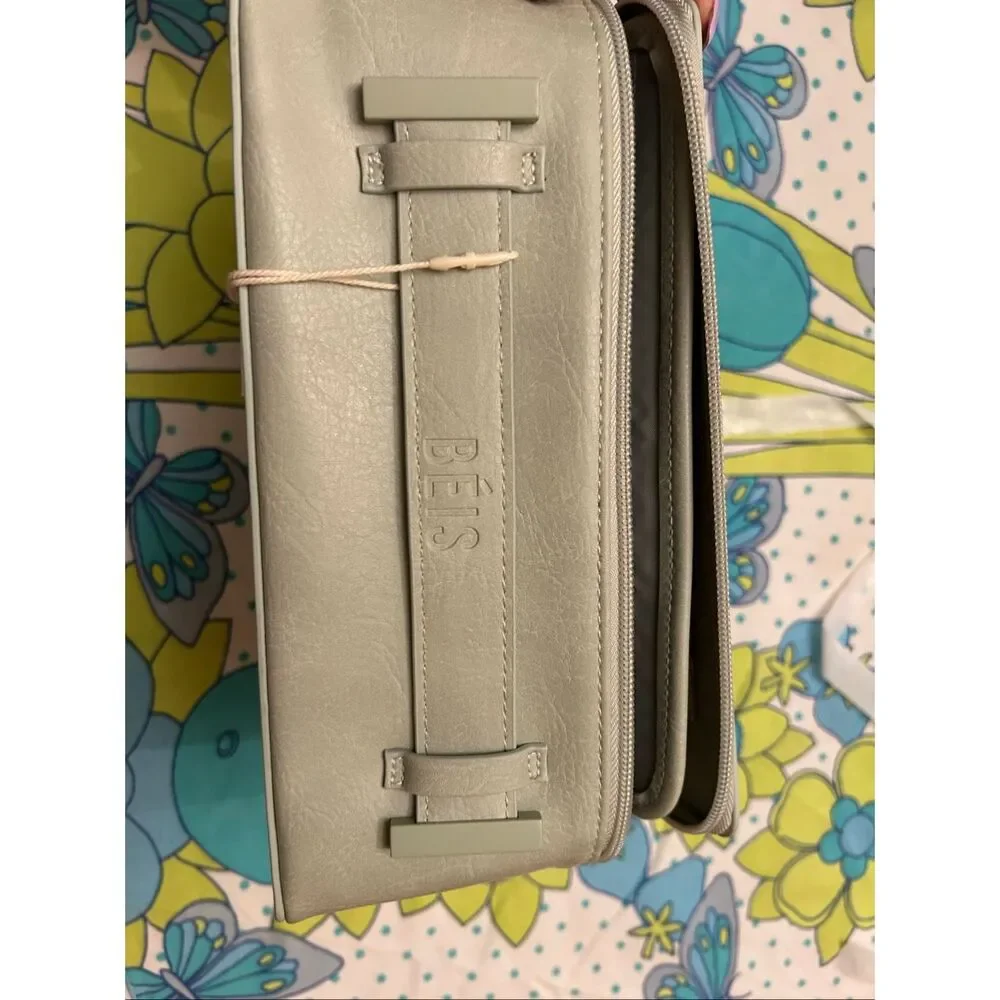 Beis faux leather