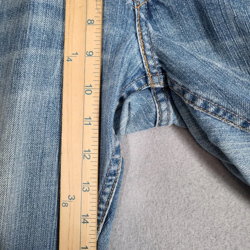 Levi's 511 Slim Jeans Men's 32x32 Blue Light Wash Denim 100% Cotton Skinny Distr