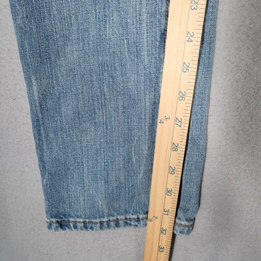 Levi's 511 Slim Jeans Men's 32x32 Blue Light Wash Denim 100% Cotton Skinny Distr