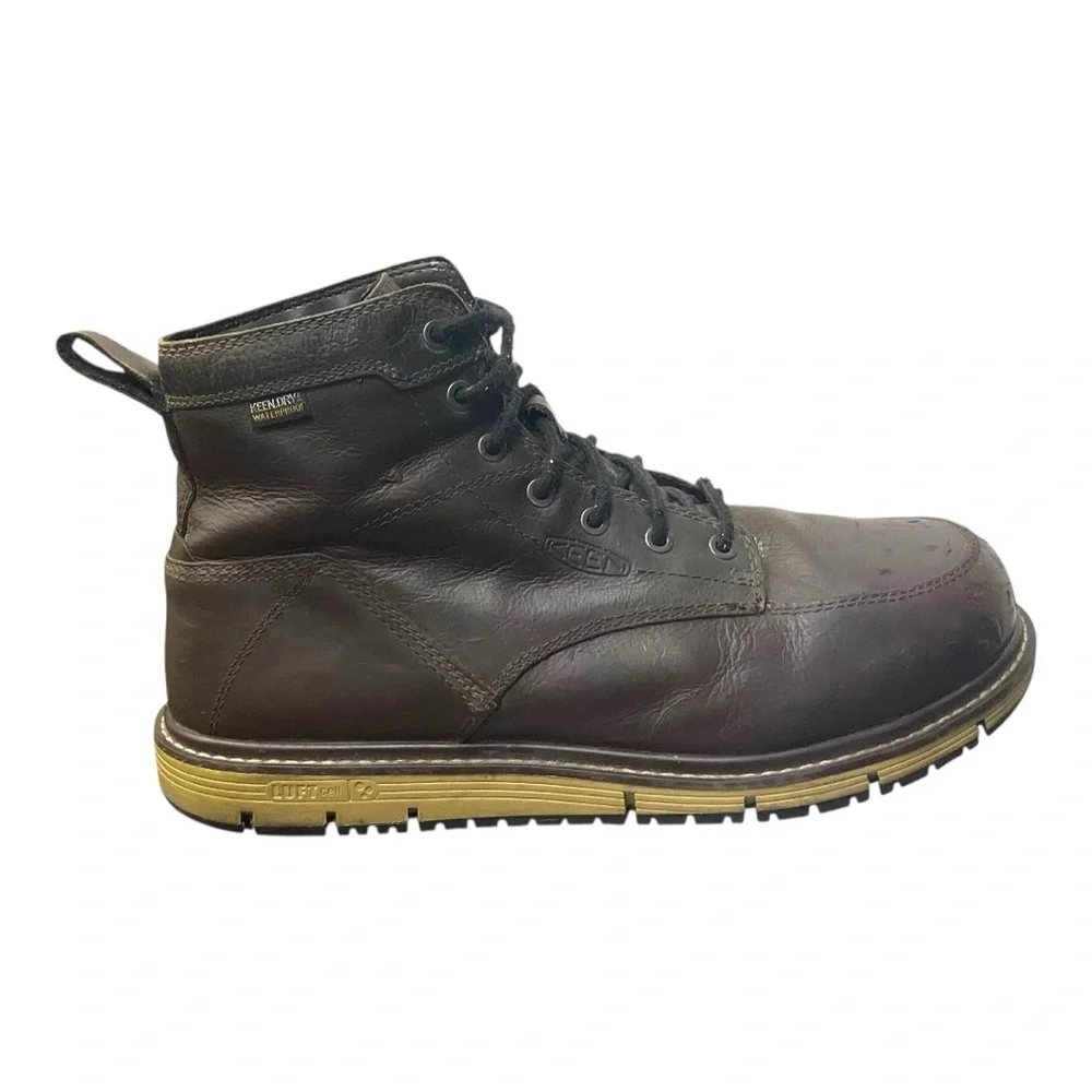 🥾 Keen Utility Steel Toe Boots Size 11 Waterproof Leather Workwear‎ 🥾