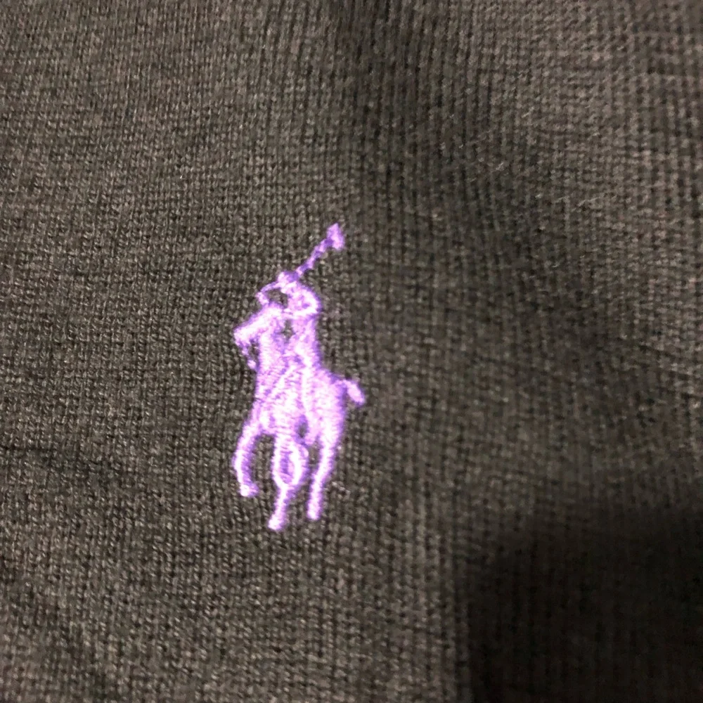 Vtg polo Ralph Lauren black v neck mens xxl pullover sweater pima cotton preppy