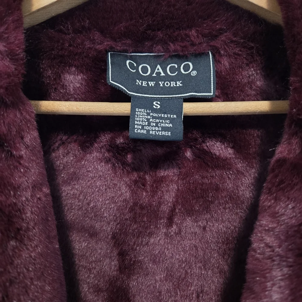 Coaco New York ♦️ burgundy