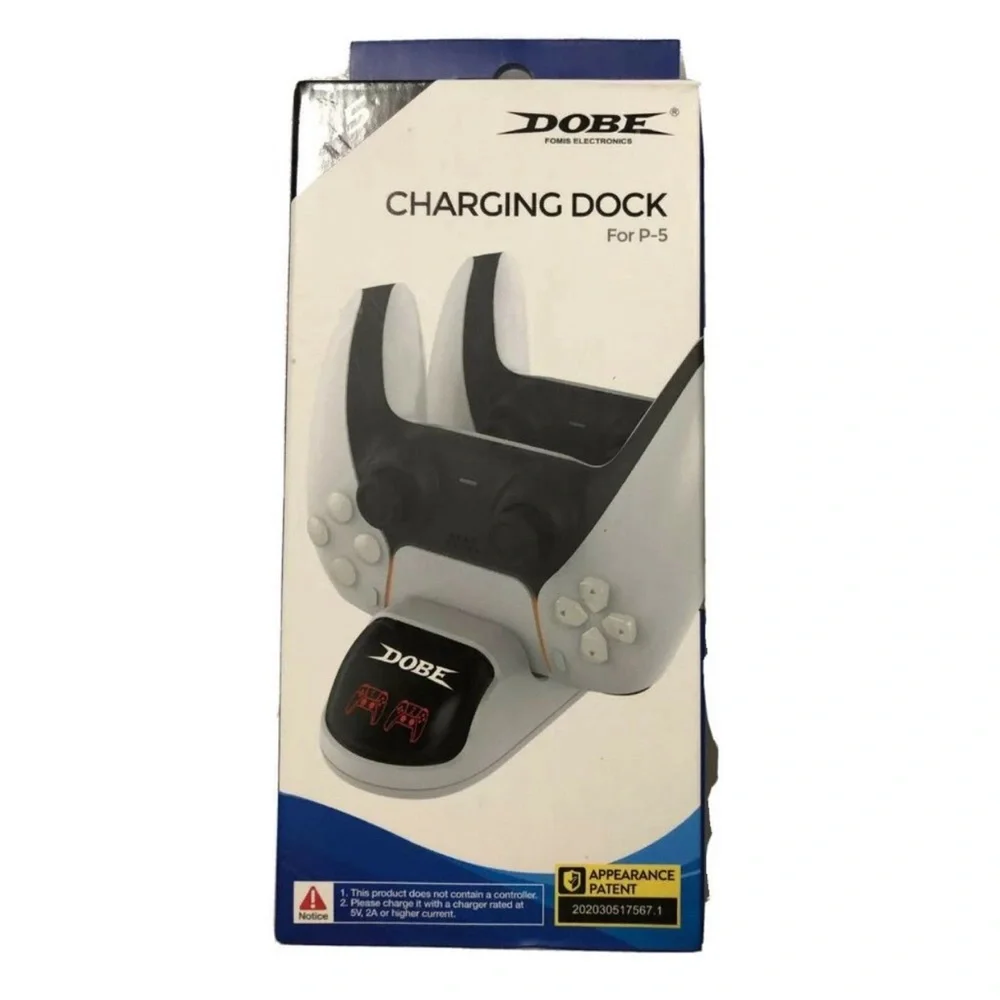 Dobe PS5 Dual Charging Dock Station for PlayStation 5 DualSense Controllers