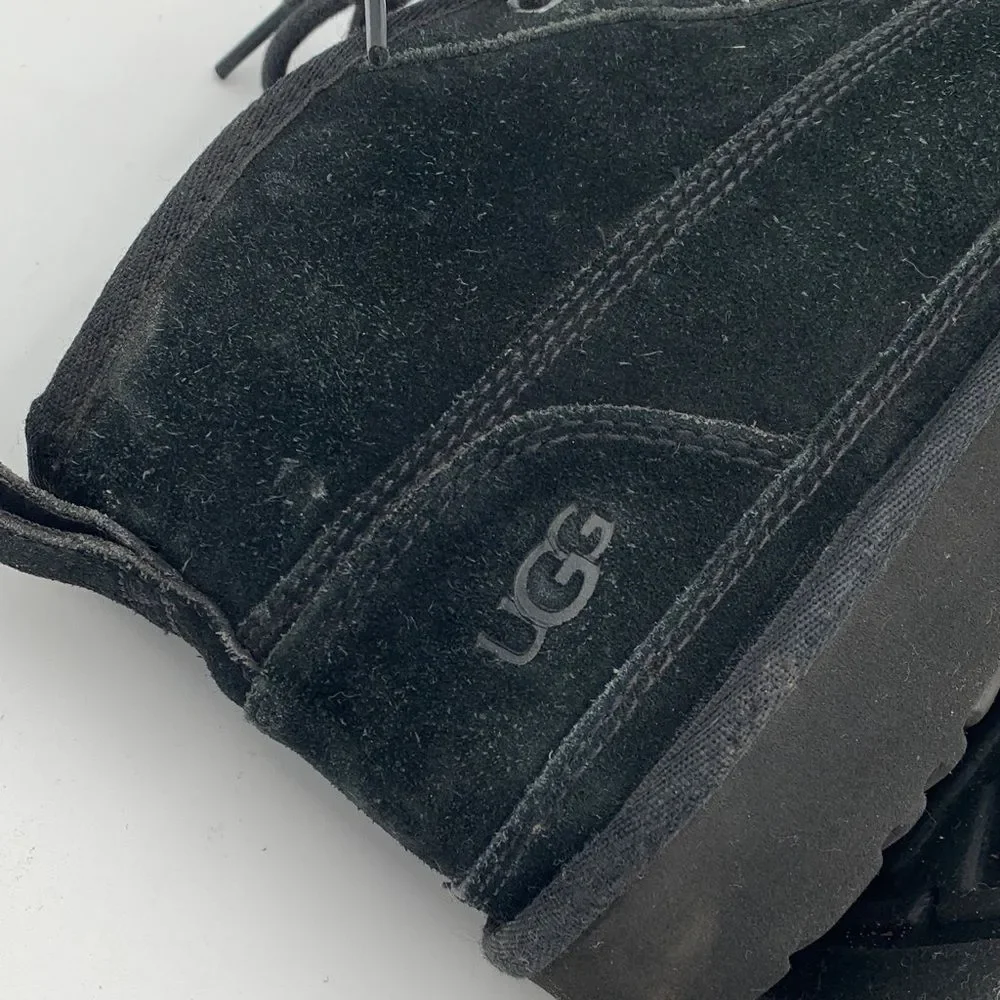 UGG Neumel Men’s Black Suede Lace-Up Chukka Boots size 11