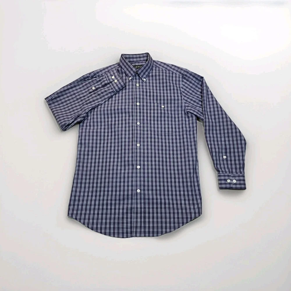 Orvis Men's Medium‎ Shirt Long Sleeve Multicolor Plaid Very Nice!