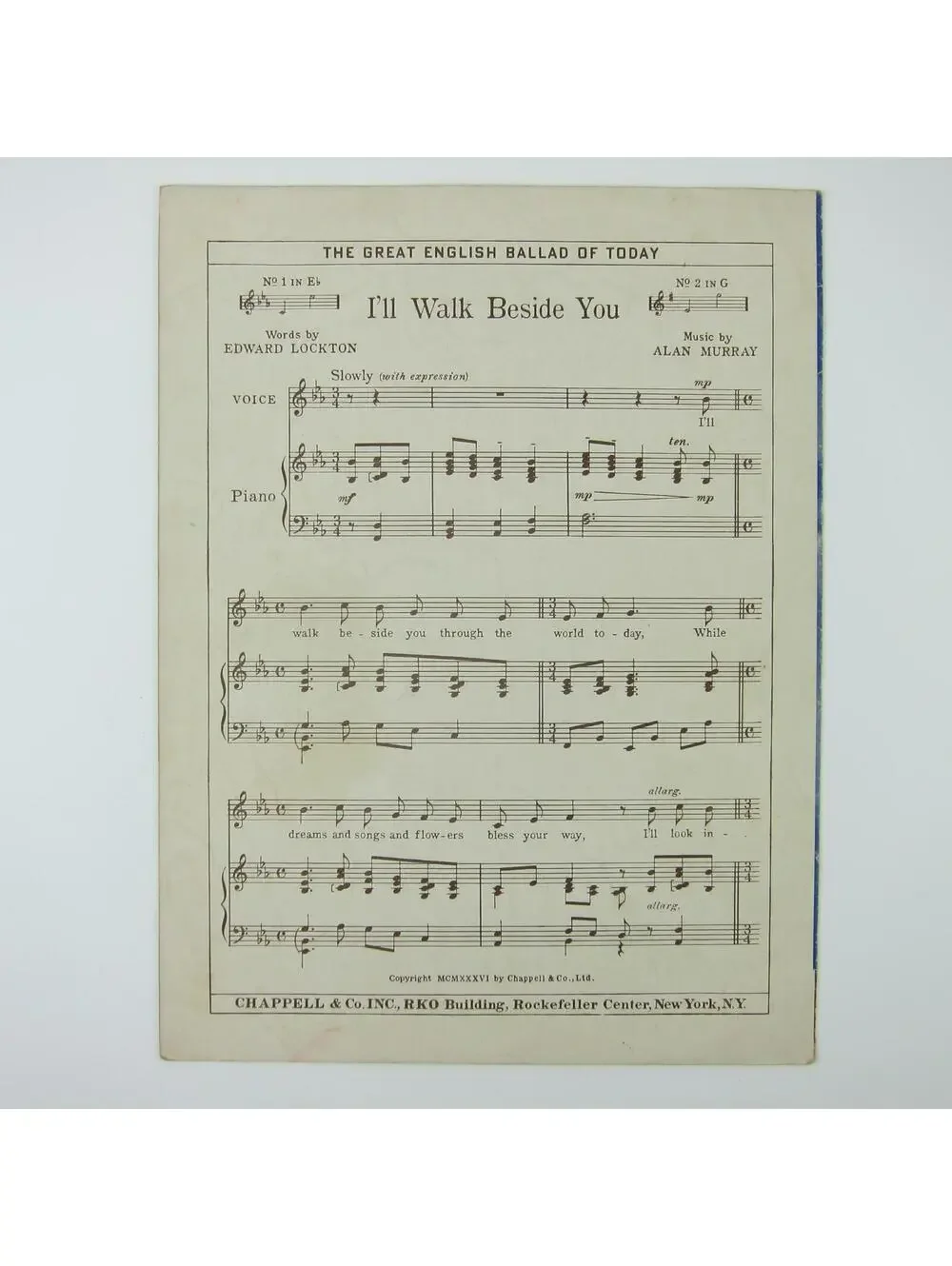 Sheet Music The Bombardier Song Lorenz Hart Richard Rodgers WWII Vintage 1942