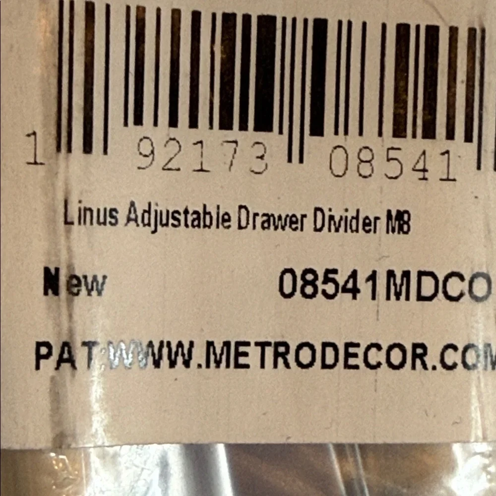 NWT M. Design expandable adjustable drawer divider foam ends