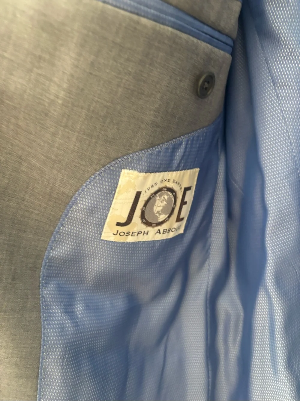 Joseph Abboud tailored gray