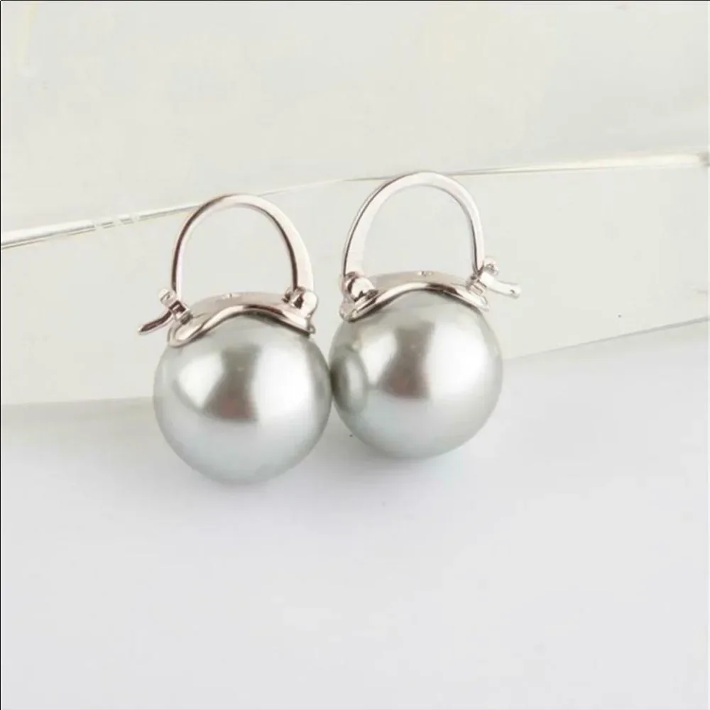 Kate Spade Silver Pearl Earrings