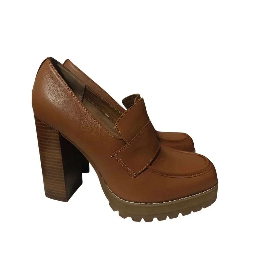 Steve Madden brown platform