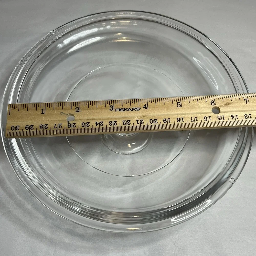 Clear Glass Round Pyrex Replacement Lid with Knob #26 Corningware 7 1/4