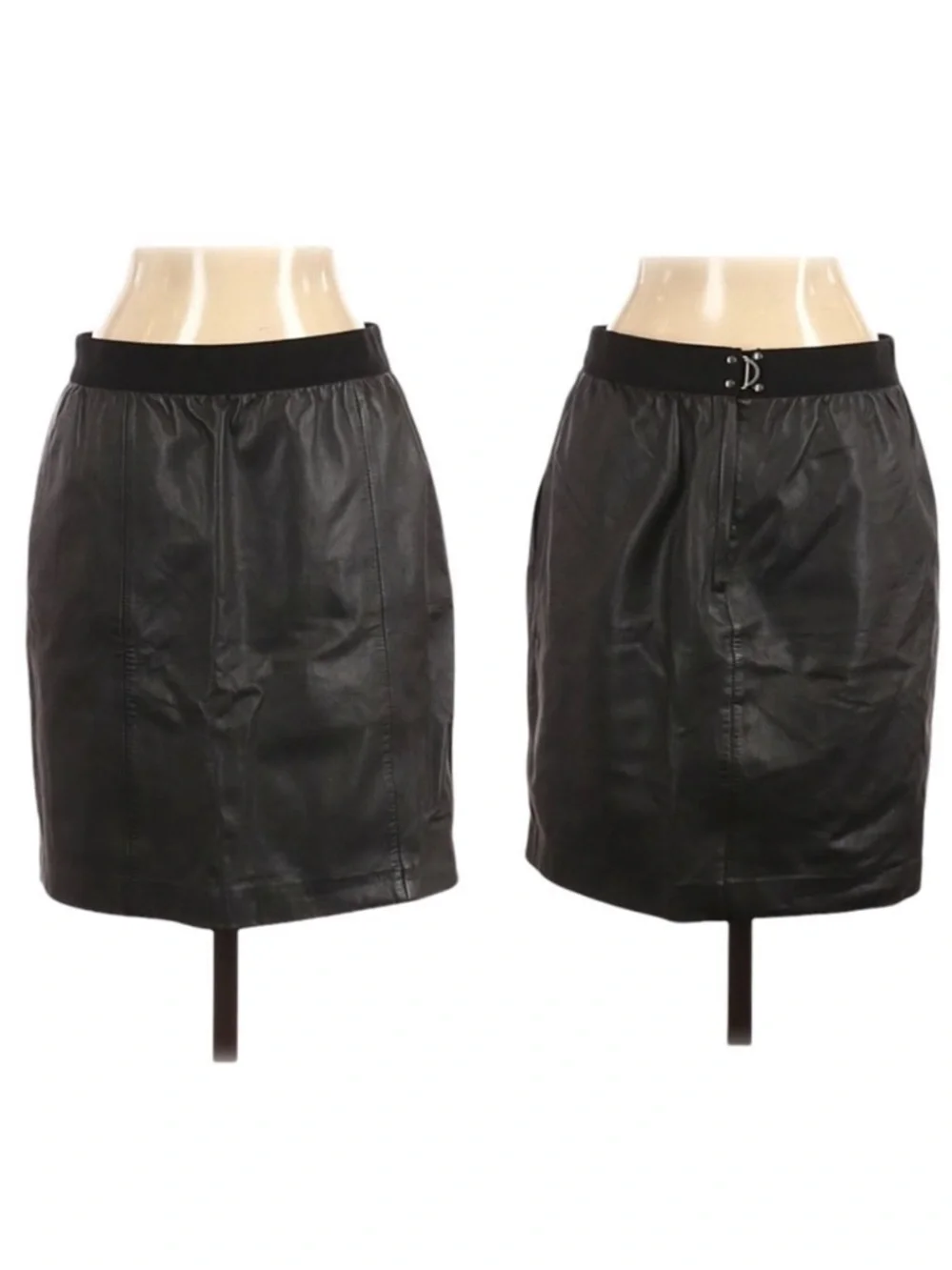 ANN TAYLOR LOFT Leather Skirt 0