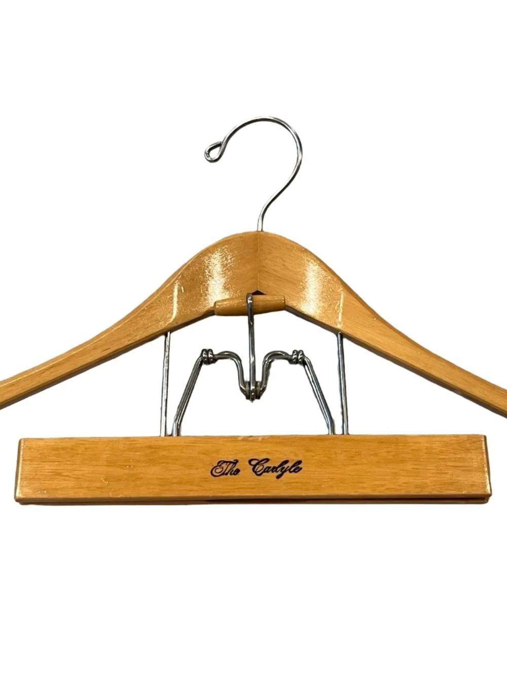 5PC Lot Hotel Branded Wooden Hangers - Hotel Okura, Carlyle, Four Seasons