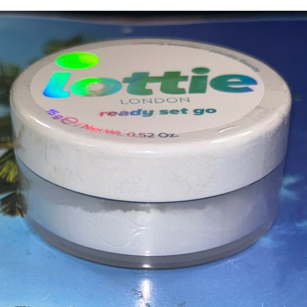 Lottie London Ready Set Go Setting Powder True Translucent Talc Free New