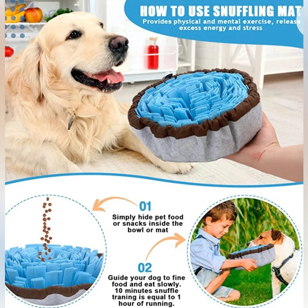 Barkz Adjustable Snuffle Mat For Dog -EnrichmentToy NWOB