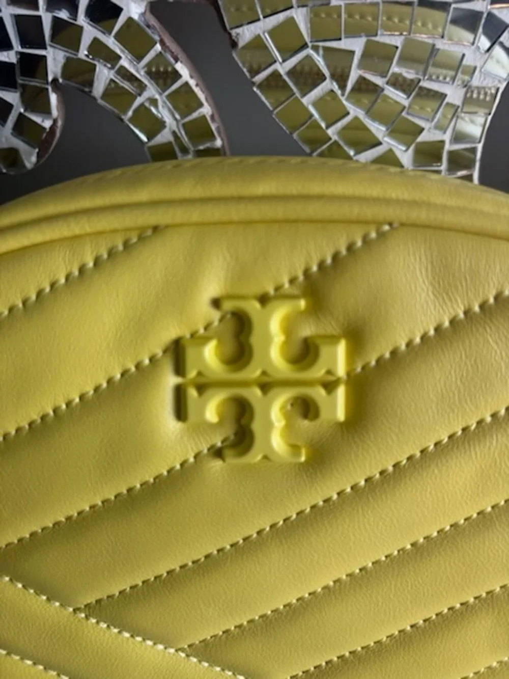 Tory Burch compact quilted