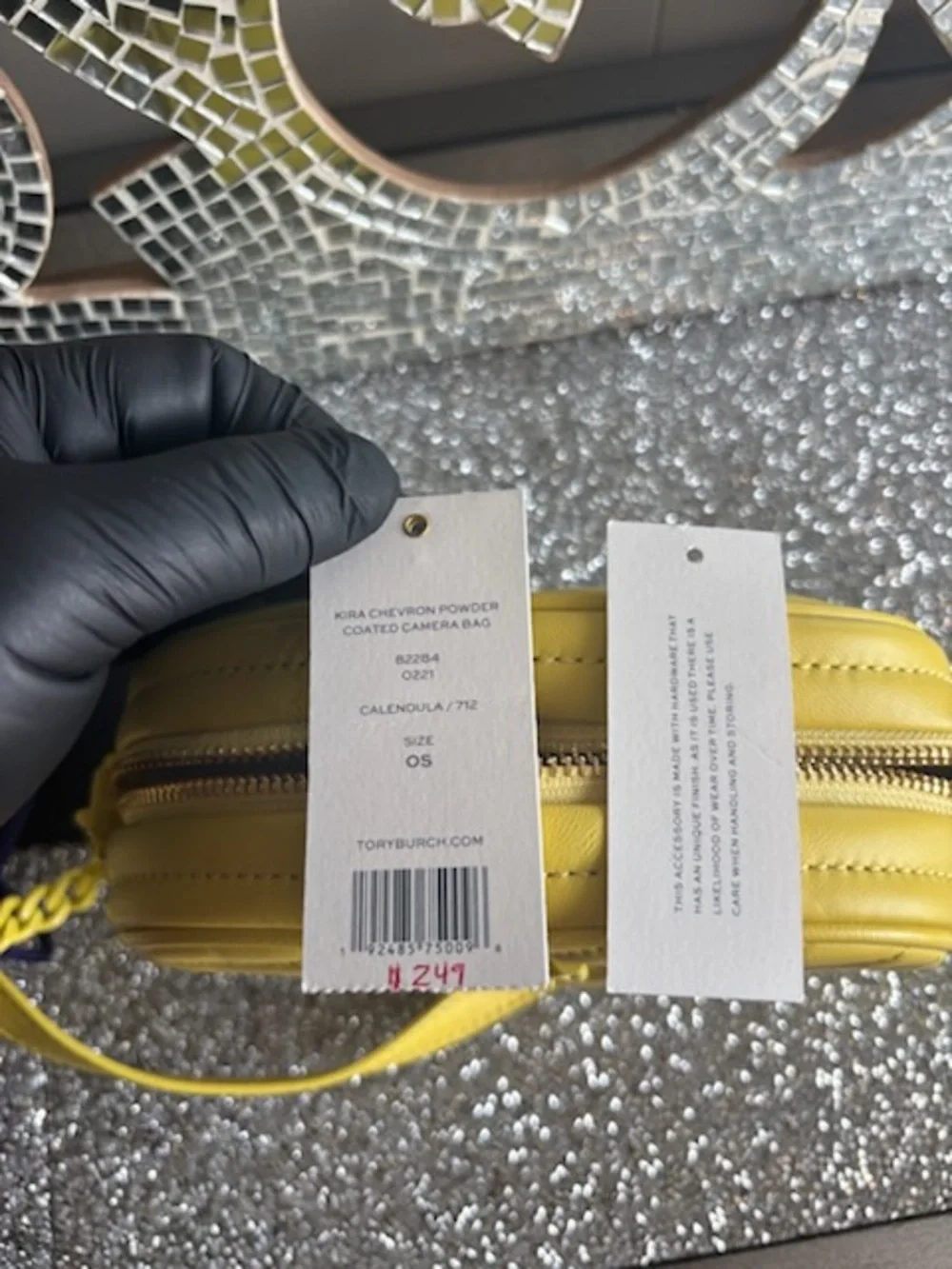 Tory Burch compact quilted