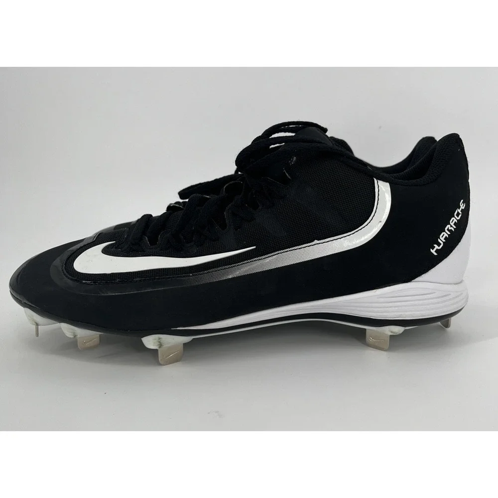 Nike Huarache 2K Filth Pro Low Baseball Cleats Men's 10 Black White 807126 010