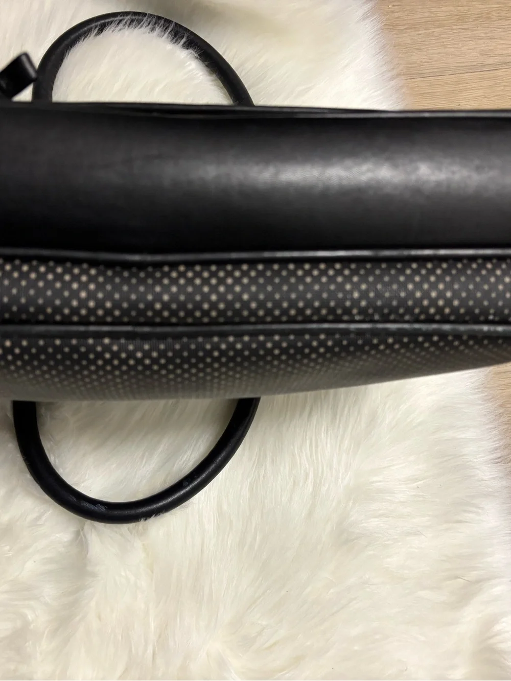 Black Men's Tous Carry-All Briefcase Bag