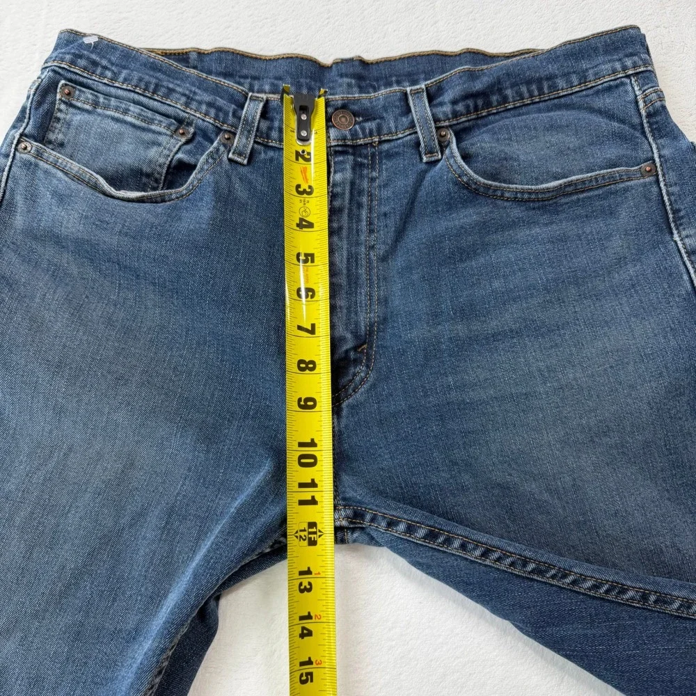 Levi's 514 Straight Fit Jeans Mens W36 L30 Blue Good Condition Denim 00514-0402