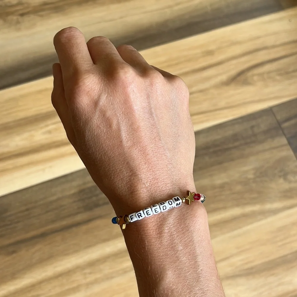 Beautiful Handmade Bracelet FREEDOM *wear solo or stack with more!*‎
