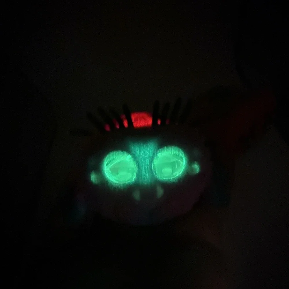Yellies Flufferpuff & Toofy Spooder Jumping Spider Sound Activated Motion WORKS