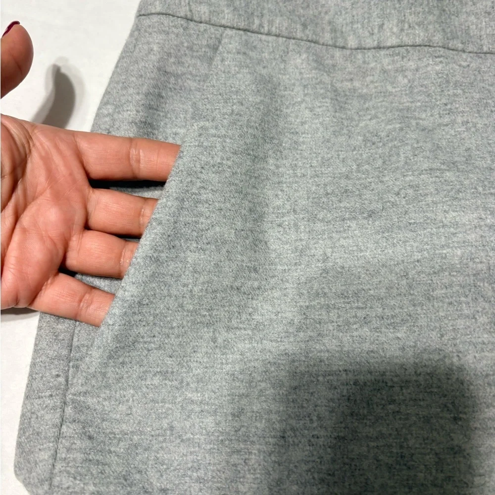 Beautiful Wool Flowy Light Gray Flat Front Trousers by Caroline Issa & Nordstrom