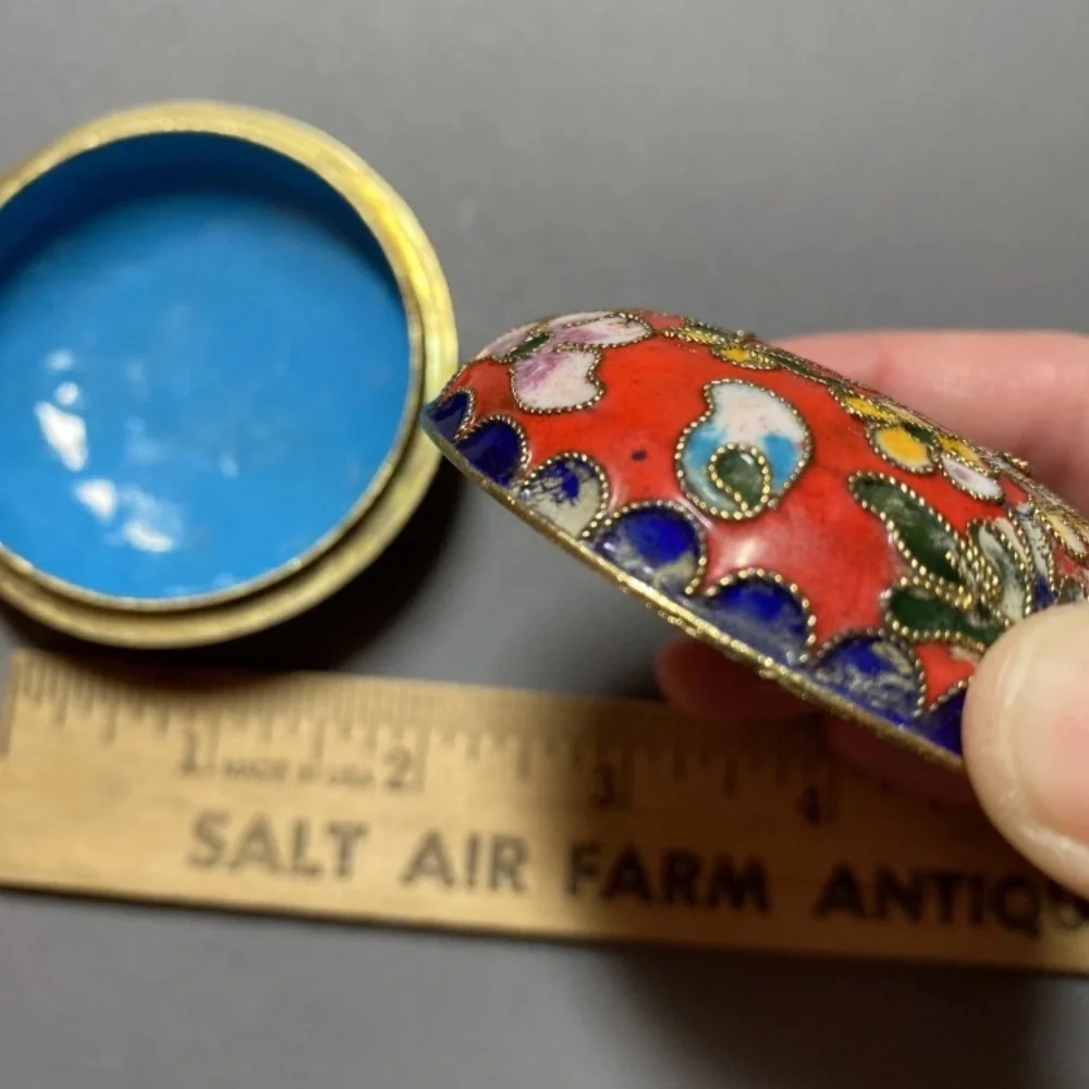 Vintage smoke enamel